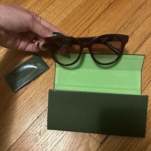 Longchamp Burgundy Sunglasses